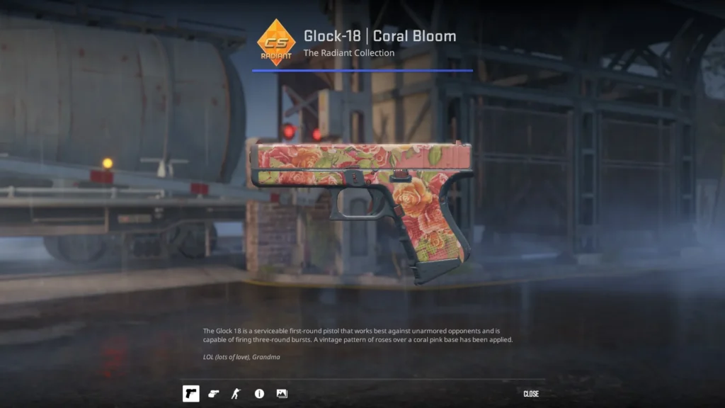 Glock-18 | Coral Bloom